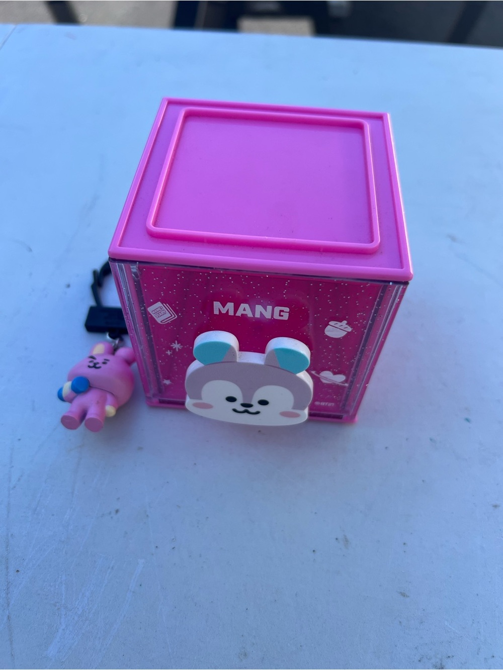 BTS Line Friends Miniso 3.5" Plastic Stacking Mini Storage Cube Drawer Mang BT21